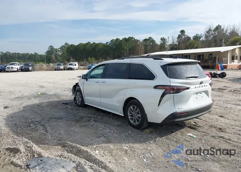 2025 Toyota Sienna Xle from USA, damaged, VIN 5TDYRKEC8SS252618